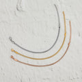 Chic & Smooth Crystal Stainless Steel Bracelet for Women Comfortable Classic Gold Plated Chain & Snake Bracelets for Gift