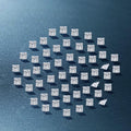 HPHT DEF VS Loose Lab Diamond 1.4*1.4mm to 4.5*4.5mm Square Princess Cut Loose Fancy Melee Diamonds