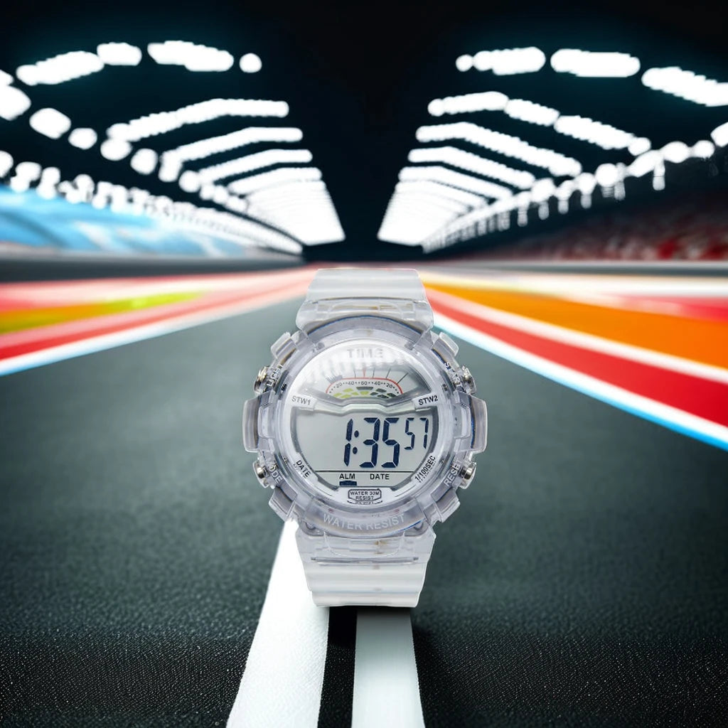 Wholesale Men's Charm Chronograph Sports Watch Digital Waterproof With Backlight for Referees Fashionable and Affordable
