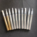 LZ Pack 100pcs Metal Gold Silver 3ml Twist up Rotate Nail Polish Empty Teeth Whitening Pen Essential Oil Eyelash Serum Bottle