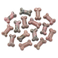 natural gemstone Stone Reiki Carving Crafts Crystal Bone Figurine Rhodolite Jasper Bones for Diy Pendant