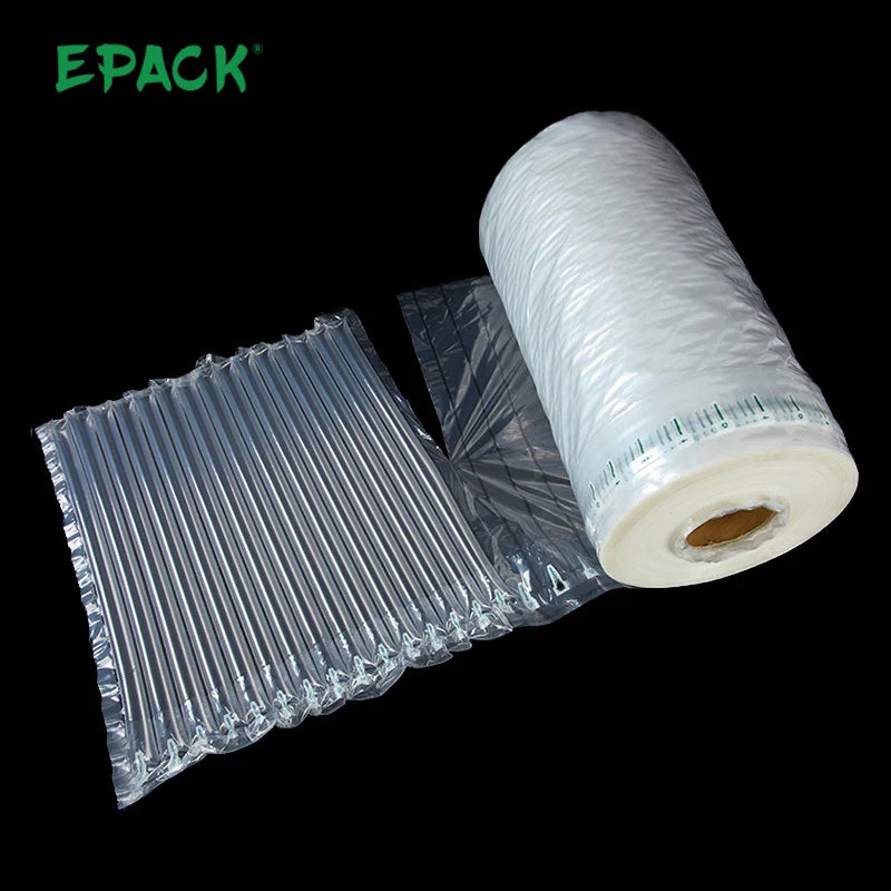 Air Column Bag Bubble in Roll Custom Air Bag Protection Bottle of Air Column Bubble Bags Inflatable air Column Roll Packaging