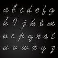 Hot Sale Hot-fix Bling Rhinestone Heat Transfer Lowercase Letters Alphabet Rhinestone Image for T-shirt