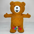 Giant Teddy Bear Mascot Costume Inflatable Plush Funny Bear Doll Clothing Colorful Anime Cartoon Bear Cosplay Dress up Jumpsuits