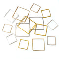 20-50pcs/lot 8-40mm Brass Closed Ring Earring Wires Hoops Pendant Connectors Rings for DIY Jewelry Making Supplies Accessories