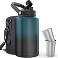 Free Sample Portable Outdoor Custom Stainless Steel Insulated Beer Growler with Beer Tumblers As Gift Set