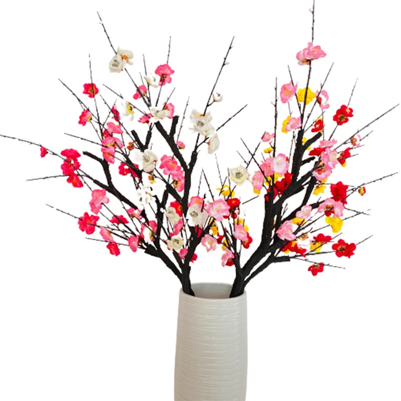 Black branch  plum blossom decoration mariage artificial flowers decorative