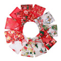 Christmas Candy Packaging Organza Bags Gift Jewelry Candy Drawstring Bags for Party
