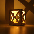 Newly Designed Home Decoration Laser Cutting Crafts Wood Light 3D Nightlight Bedside Nightlight