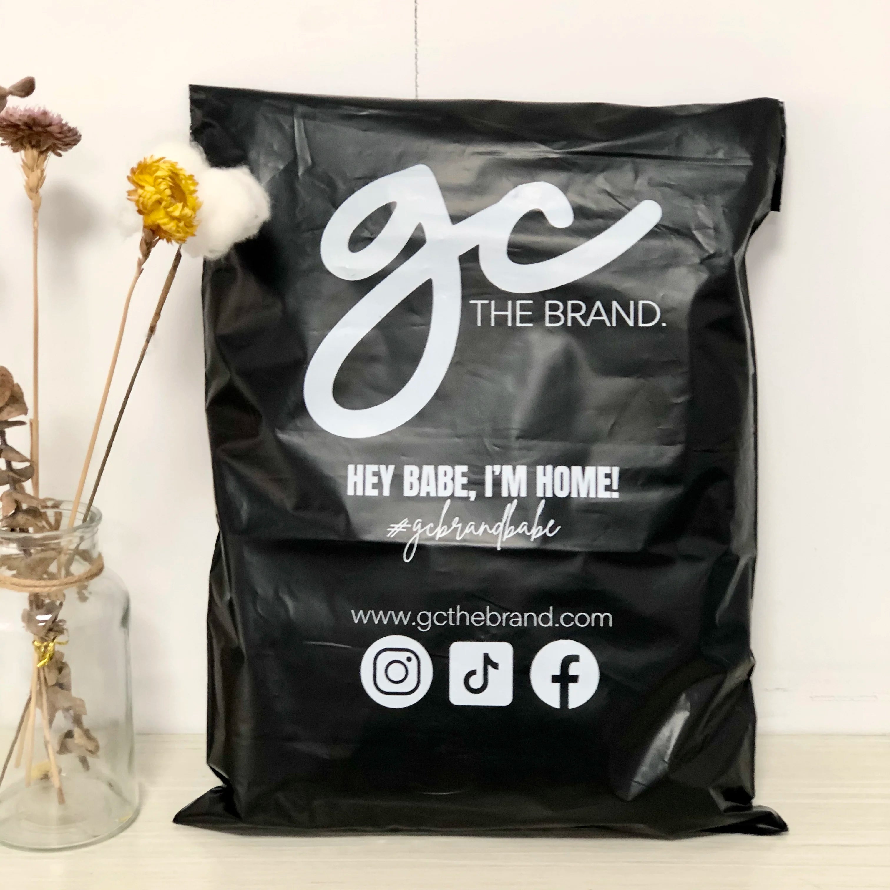 Custom Logo Printed Poly Mailer Bag Plastic Clothes Packaging Eco Poly Mailing Shipping Envelope Bag