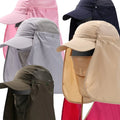 Full Face Cover Face Shield Sun Hat Summer UV Protection Hood Hats for Outdoor Sports Hiking Cycling Hat for Men Women