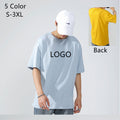 Customized Printed Leisure T Shirt Women Tee DIY Your Like Photo or Logo White T-shirt Fashion Custom Men's Tops Tshirt