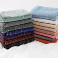 2026 New Thin Section Bright Silk Bronzing Yarn Scarf Muslim Wrapped Headscarf Wholesale Can Be Customized logo