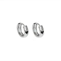 Factory Directly Wholesale 2023 Trendy Cute 925 Sterling Silver Simple Fashion Heart-Shaped Hoop Earrings for Women for Weddings