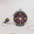 Customized Black Gold Dubai Perfume Bottle 25ml Black Gold Butterfly Glass Bottle Crown Lid Spray Pump Bottle