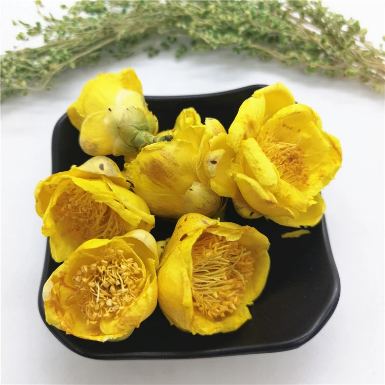 Jin Hua Cha Natural Pure Flower Tea Golden Camellia Flower Yellow Camellia Chrysantha Tea