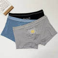 Men's Mid-Rise Modal Underwear Breathable and Comfortable Graphene Antibacterial Briefs with Convenient Crotch