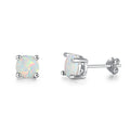 925 Silver Opal Earring New Fashion Popular Jewelry Opal Stone Earrings for Women