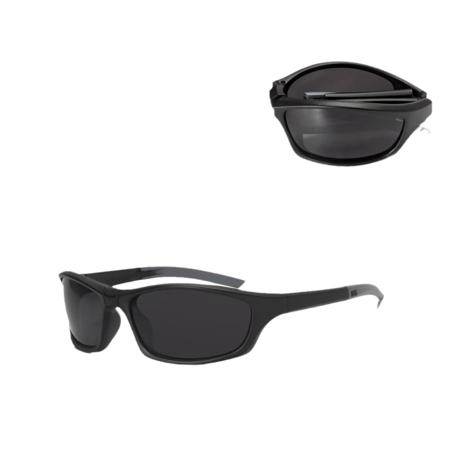 2025 New UV400 Polarized Cycling Sunglasses for Men Outdoor Folding Sports Glasses with Sun Protection Hiking PC Frame