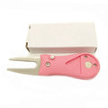 Hot Sale Zinc Alloy Folding Divot Tool Multi-Color Golf Product Wholesale Supply
