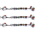 Diy Crystals Healing Stones Semi-precious Gemstone Chakra Healing Car Pendants 7 Colors Chakra Stone Set rainbow Stones Hanging Rocks