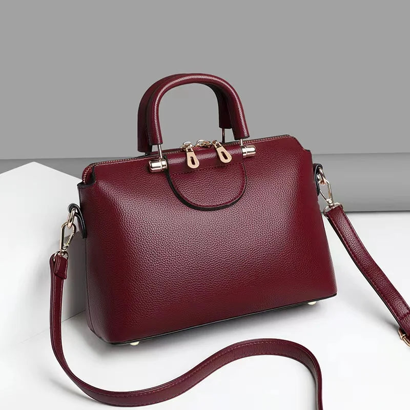 Classic Pu Leather Women Handbags Custom Handbag for Women Wholesale Large Capacity Ladies Hand Bags