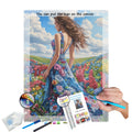 N-2195 Custom 30x40cm Diamond Art Painting Set Round/Square Drills Portrait of Girl Diamond Painting Photo Customizable