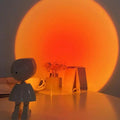 Modern RGB LED Small Floor Light Mini Robot Astronaut Sunset Atmosphere Night Light for Photography