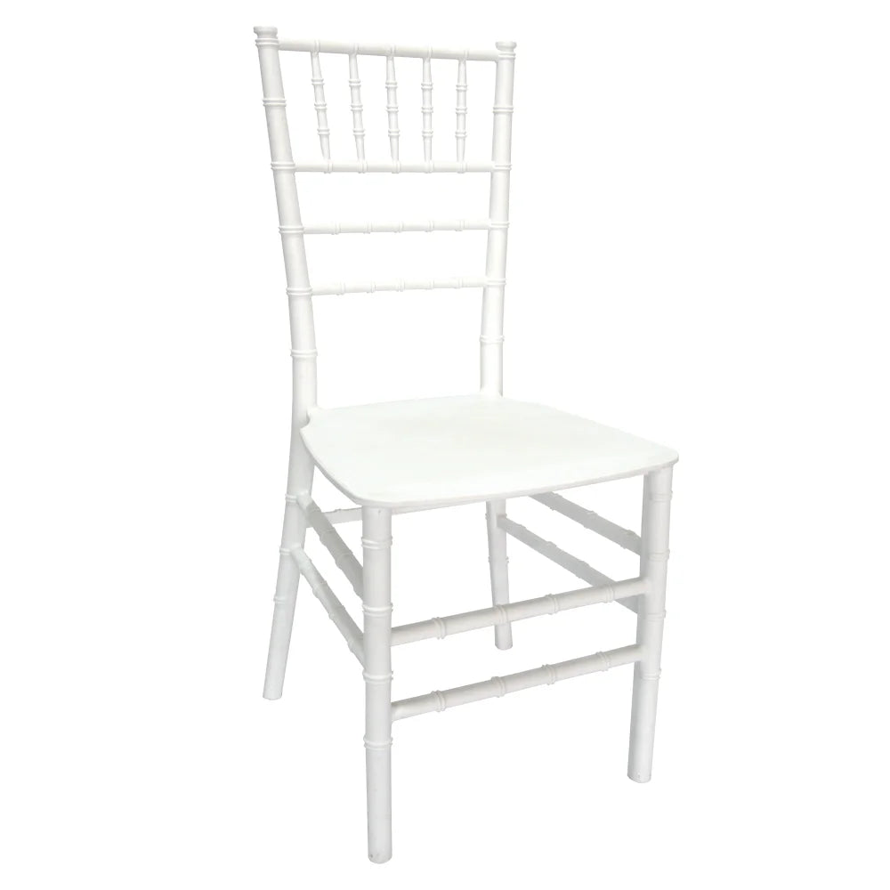 Sinofur Monoblock Cheap Price Resin White matte chiavair Chair For Event Party Can Be Stackable Big Sale
