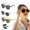 2025  Retro Vintage Round and Square Sun Glasses with UV 400 Protection Customize Logo Wholesale Promotion for Unisex  Men Women