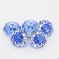 HanYu Klein Blue Sandwich Rose Cut Stone Zircon Synthetic Gem 8x8mm Octagon Cubic Zircon