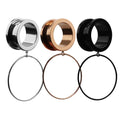 Set 10 Pairs Stainless Steel Dangle Earrings Ear Tunnel Pulley Auricle Screwed Earrings Expander Earlet Gauges for Children's