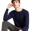 Custom LOGO Wholesale  Men's Sweater Long Sleeve Knitwear Crew Neck Men Clothes  Knitted Casual Pullover Men Sweaters