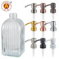 Black Red Gold Coated 304 Stainless Steel Metal Plastic Shampoo Lotion Foaming Hand Liquid Replacement Soap Dispenser Pump