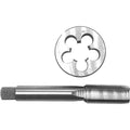 HUAZHICHUN 1PC 1/2-13UNC Tap + 1PC 1/2-13UNC Die HSS Tap and Die Set Right Hand Tap