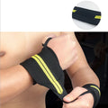 Custom Brand Adjustable Elastic Bodybuilding Gym Fitness Weight Lifting Weightlifting Pain Relief Wrist Wrap for Tennis Gymnast