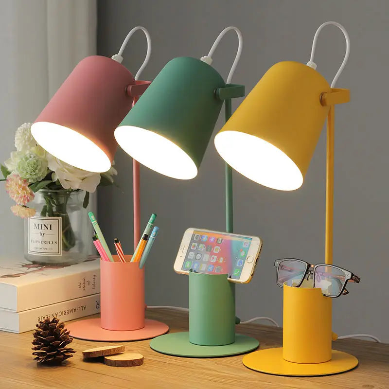 Gadgets European Home Decoration Iron Desk Night Light Touch Led Table Lamps