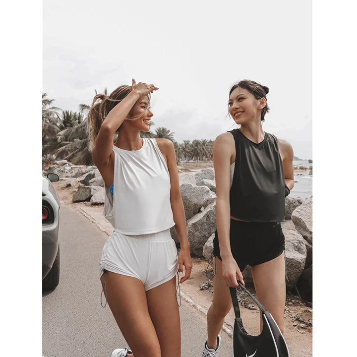 2026 Summer New Product Sleeveless Sports Vest Loose T-shirt Womens Casual Workout Wear Running Tank Top
