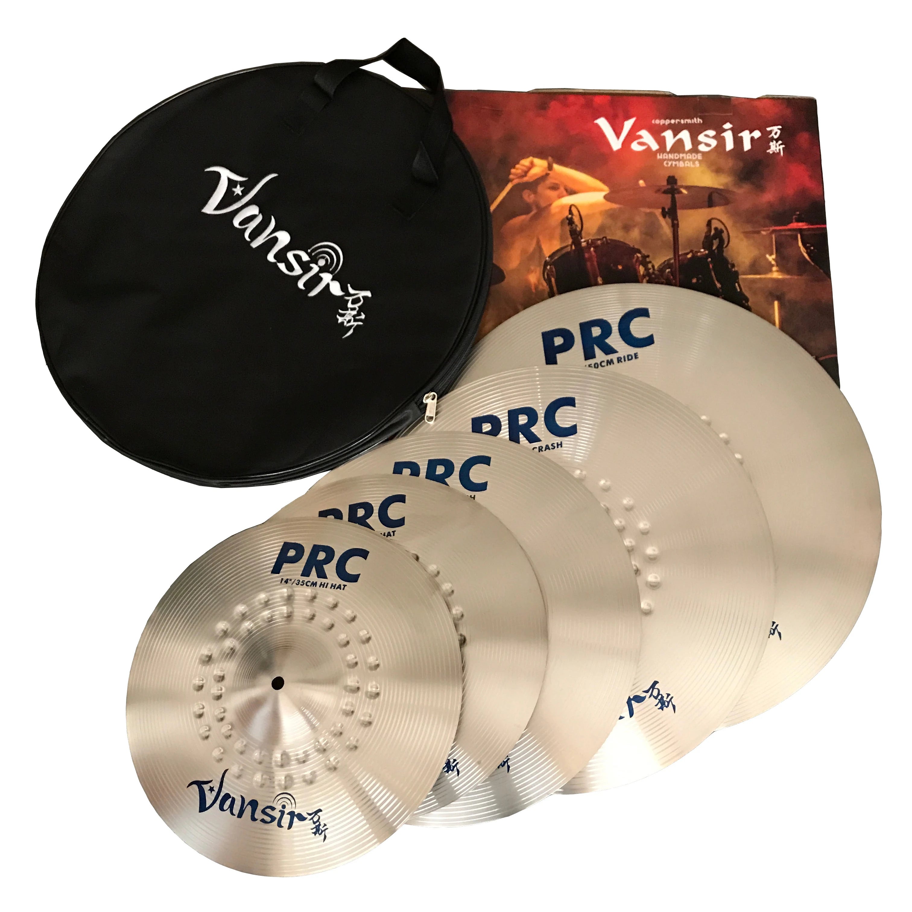 Vansir Factory Directly Chinese Practice Cymbal Set Alloy Professional Sound High Grade Colorful