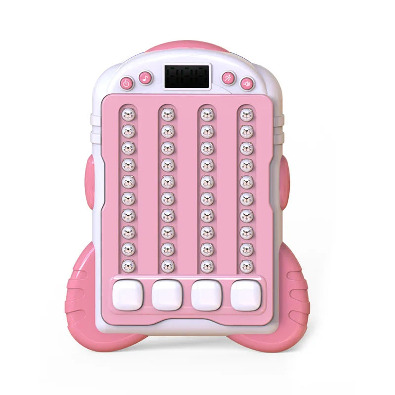 Gopher Key Children's Educational Music Rhythm Game Toy for 5 to 7 Years with Light Decompression Feature