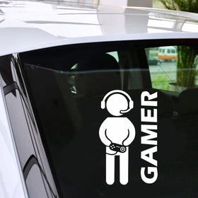 Video Game Gaming Gamer Joystick Sticker Car Window Wall Vinyl Decal Gift Bumper Die Cut Decals Latop Window Glass Vinyl Sticker