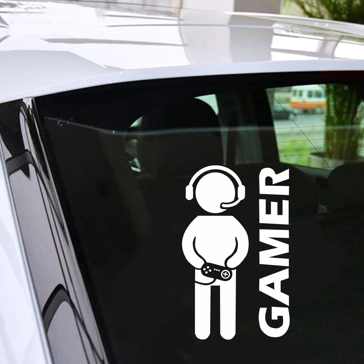 Video Game Gaming Gamer Joystick Sticker Car Window Wall Vinyl Decal Gift Bumper Die Cut Decals Latop Window Glass Vinyl Sticker