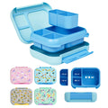 Back to School Lonchera Custom Logo Wholesale Bento Box Dishwashable Food Container Leak Proof Lunch Box for School Kids