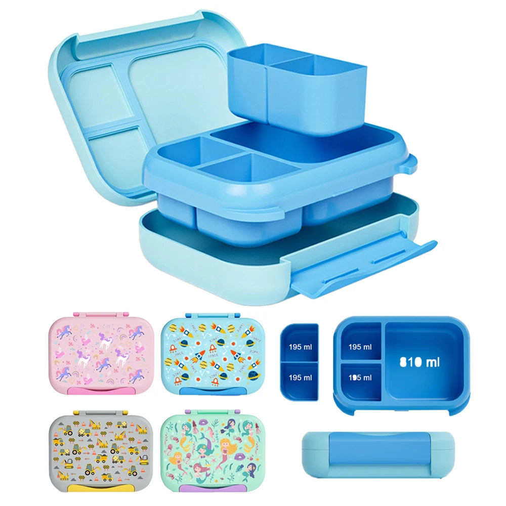Back to School Lonchera Custom Logo Wholesale Bento Box Dishwashable Food Container Leak Proof Lunch Box for School Kids