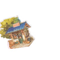 Highly Colorful Aquascape Handbook Stickers 10 Sheets Per Pack Nature Scroll Decorative Nature Scroll