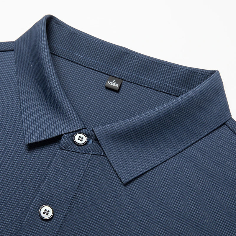 Custom Logo New Design Yarn Dyed Casual Wear Best Quality Plain Short Sleeve Style Solid Pattern Men's Polo Shirts
