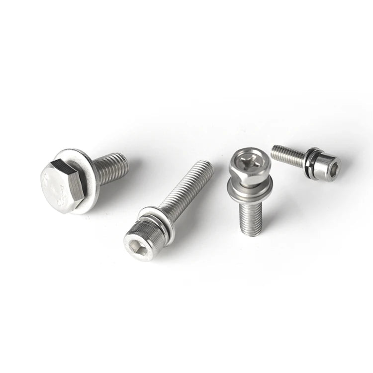 Marine Grade SUS304 Hex Bolt Assembly Saltwater Resistant Boat Deck Hardware Fasteners Shipbuilding Equipment Bolt and Nut Kit