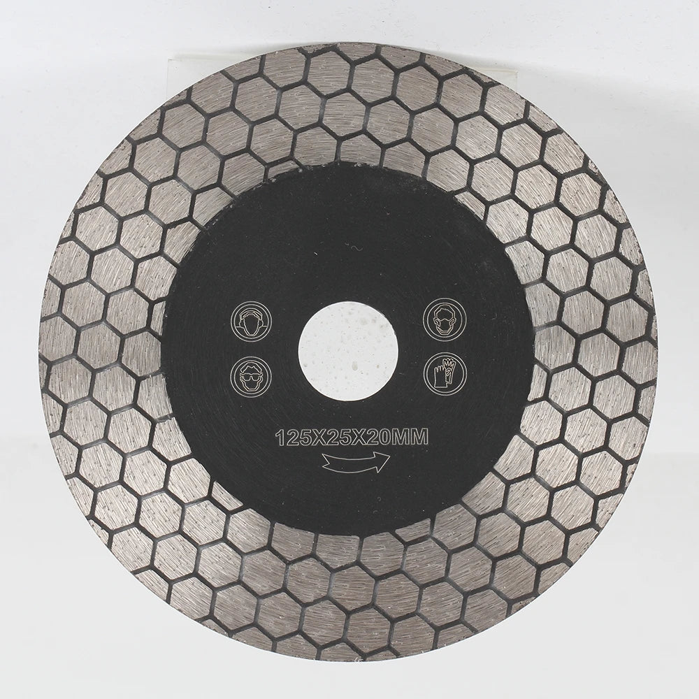 Raizi 5inch/125mm 22.23mm Diamond Cutting and Grinding Discs Wheel for Stoneware and Ceramic
