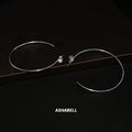 New S925 Sterling Silver Large Hoop Inlaid with Moissanite Large Earrings for Women Jewelry