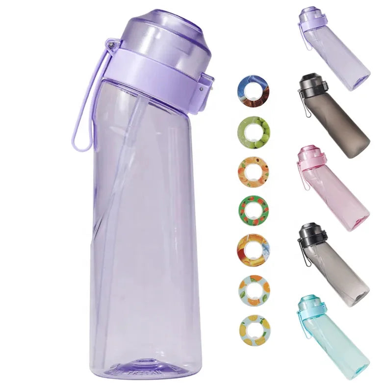 2026 Hot Selling 650ml  Food Grade  BPA Free Plastic Flavoring air Water Bottle with Pod